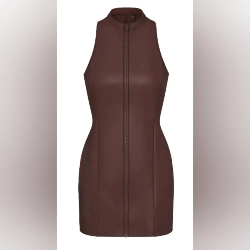 Skims scuba rubberized dress
